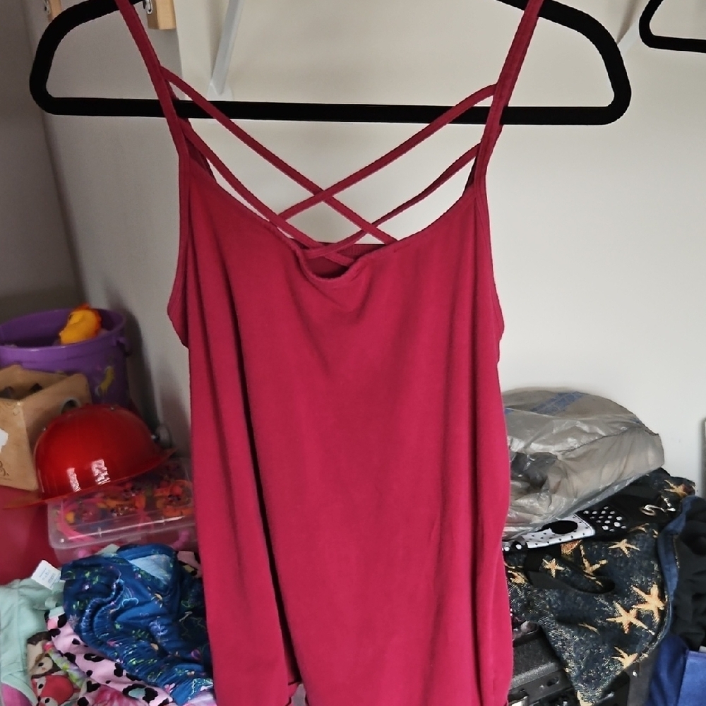 Torrid Pink Backless‎ Sleeveless Camisole